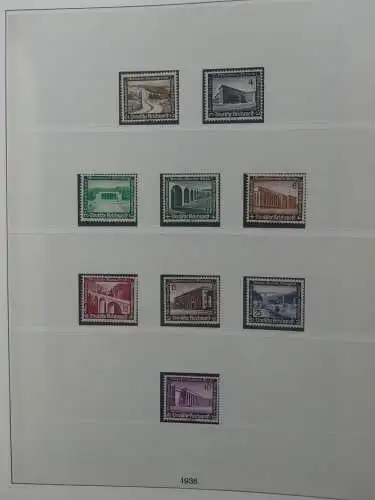 Deutsches Reich ab 1933 mit Falz bzw ** besammelt im Lindner Binder #LZ639
