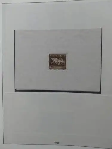Deutsches Reich ab 1933 mit Falz bzw ** besammelt im Lindner Binder #LZ639