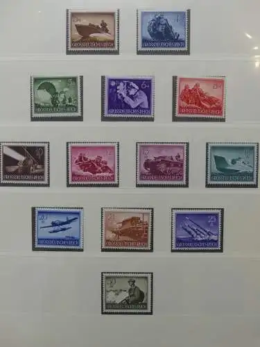 Deutsches Reich ab 1933 mit Falz bzw ** besammelt im Lindner Binder #LZ639