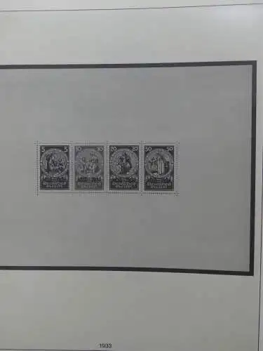 Deutsches Reich ab 1933 mit Falz bzw ** besammelt im Lindner Binder #LZ639