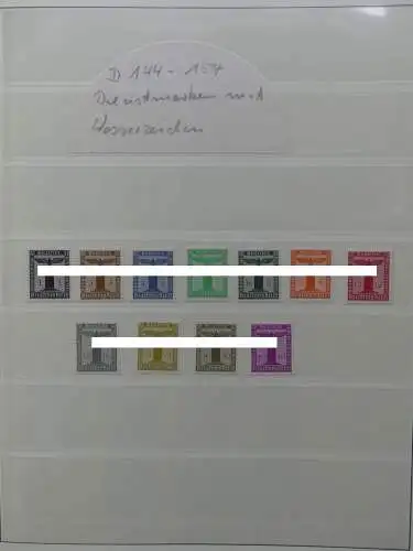 Deutsches Reich ab 1933 mit Falz bzw ** besammelt im Lindner Binder #LZ639