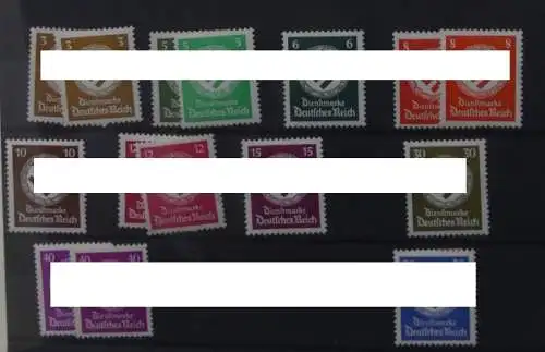 Deutsches Reich ab 1933 mit Falz bzw ** besammelt im Lindner Binder #LZ639