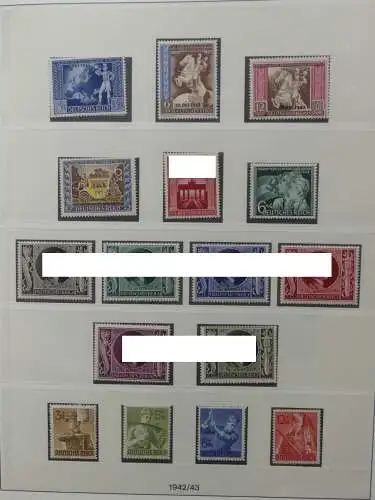 Deutsches Reich ab 1933 mit Falz bzw ** besammelt im Lindner Binder #LZ639