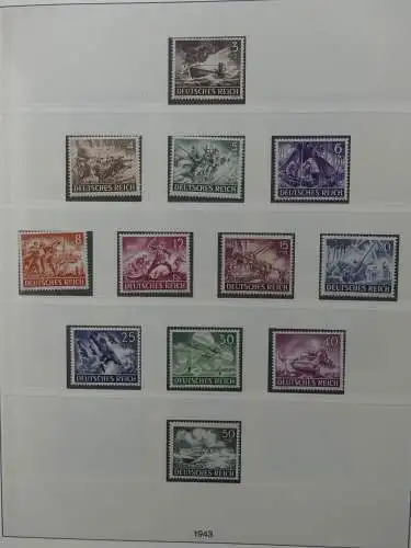 Deutsches Reich ab 1933 mit Falz bzw ** besammelt im Lindner Binder #LZ639