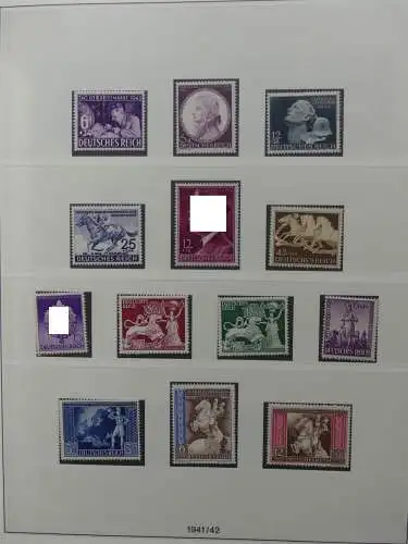 Deutsches Reich ab 1933 mit Falz bzw ** besammelt im Lindner Binder #LZ639