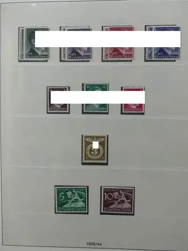 Deutsches Reich ab 1933 mit Falz bzw ** besammelt im Lindner Binder #LZ639