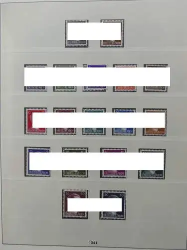 Deutsches Reich ab 1933 mit Falz bzw ** besammelt im Lindner Binder #LZ639