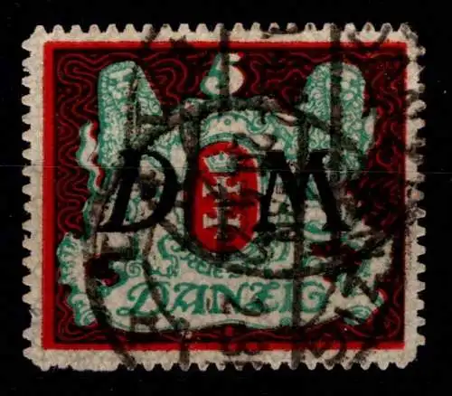 Danzig Dienstmarken 21 x gestempelt geprüft Infla Berlin #OJ086