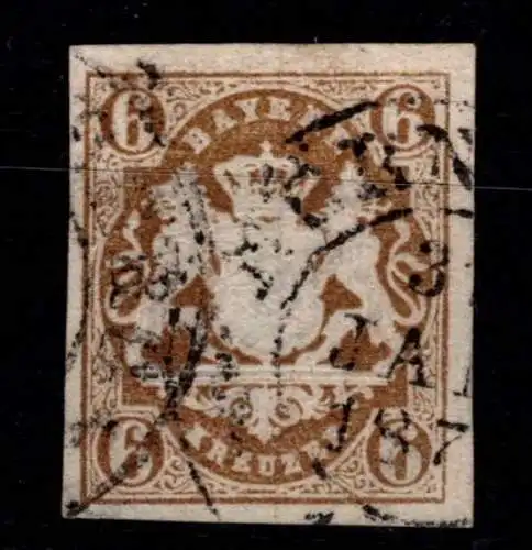 Bayern 20 gestempelt in sehr guter Erhaltung #OJ096