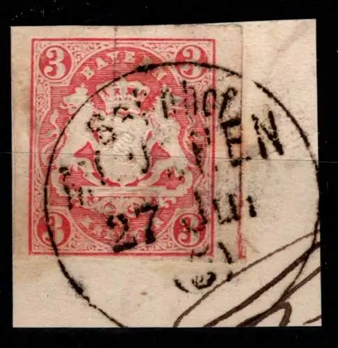 Bayern 15 gestempelt München Bahnhof #OJ136