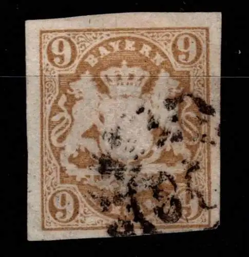 Bayern 17 gestempelt in sauberer Erhaltung #OJ129