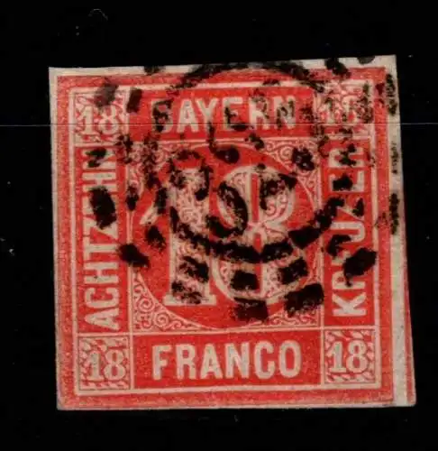 Bayern 13 gestempelt hinterlegt #OJ147