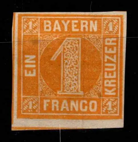 Bayern 8 mit Falz dünne Stelle #OJ227