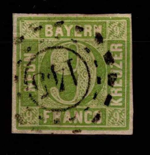 Bayern 5 gestempelt oMr 145 "Fürth" #OJ276