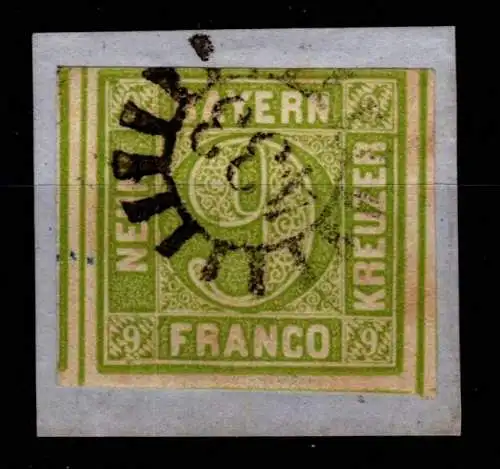 Bayern 5 gestempelt gMr 145 "Röthenbach", fleckig #OJ271