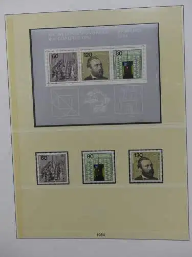 BRD Bund ab 1977 postfrisch besammelt im Lindner T Vordruck #LX924