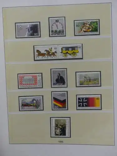 BRD Bund ab 1977 postfrisch besammelt im Lindner T Vordruck #LX924