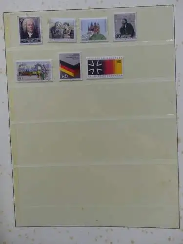 BRD Bund ab 1977 postfrisch besammelt im Lindner T Vordruck #LX924