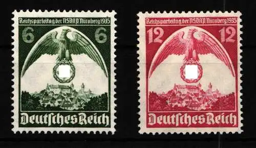 Deutsches Reich 586-587 postfrisch #HM250