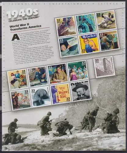 USA Block 46 postfrisch #NI793