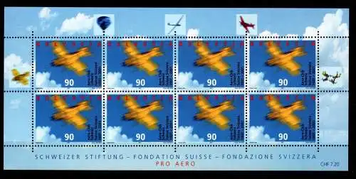 Schweiz 1747 postfrisch Kleinbogen #ON218