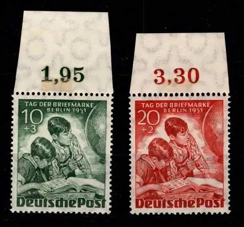 Berlin 80-81 OR postfrisch Falz im Oberrand #ON290