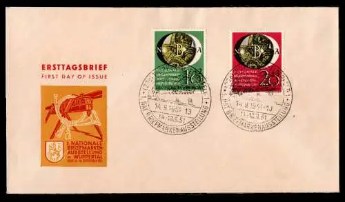 BRD Bund 141-142 als Ersttagsbrief FDC #ON301