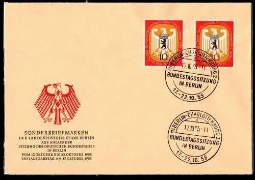 Berlin 129-130 als Ersttagsbrief #ON353