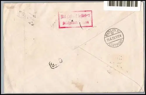 Danzig 66-70 auf Brief Flugpost #ON375