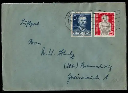 Berlin 94 u.a auf Brief Luftpost #ON324