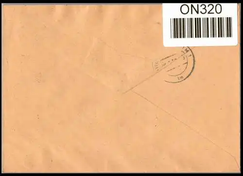 BRD Bund 118-120 auf Brief Einschreiben #ON320