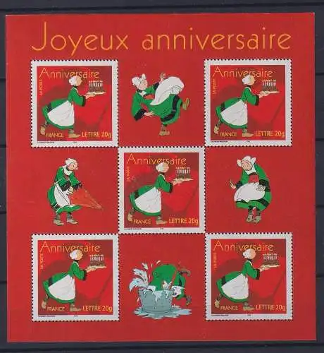 Frankreich 3929 postfrisch als Kleinbogen #OB171