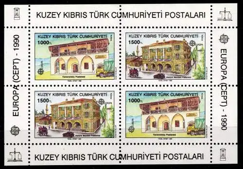 türk. Zypern Block 8 postfrisch Cept 1990 #NE343