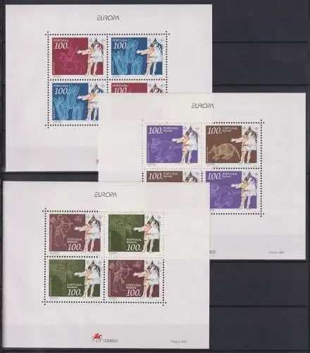 Portugal Azoren Madeira postfrisch 3 Blöcke Cept 1994 #NE336