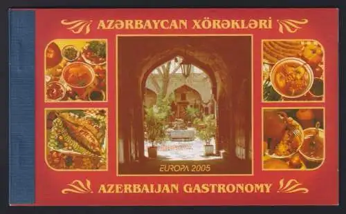 Aserbaidschan 610-611 postfrisch als Markenheftchen, Cept 2005 #NE347