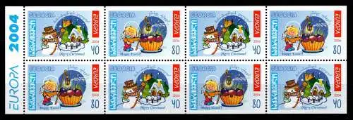 Georgien 456-457 postfrisch als Markenheftchen, Cept 2004 #NE345