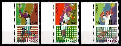 Somalia 767-769 Bogenrand postfrisch Tennis #OD829