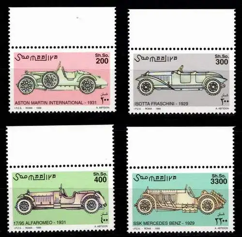 Somalia 758-761 postfrisch Oldtimer #OD831