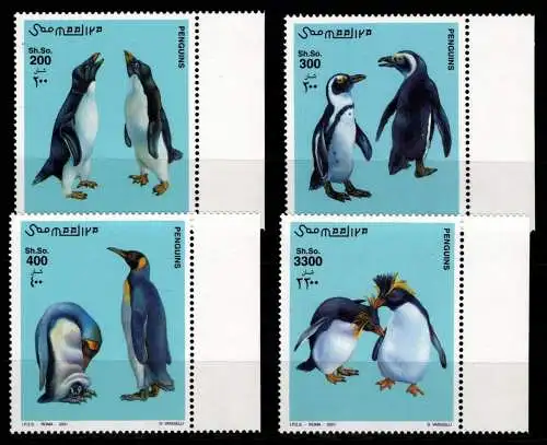 Somalia 868-871 postfrisch Pinguine #OD851