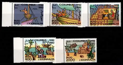Somalia 448-452 postfrisch Entdeckung Amerikas #OD903