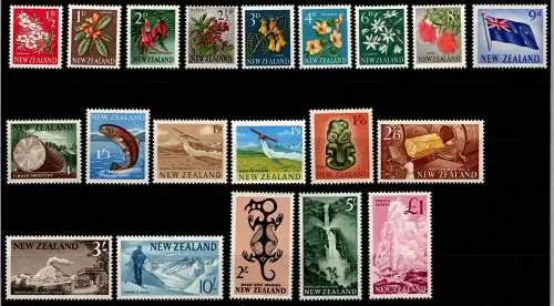 Neuseeland 392-412 postfrisch #OD949