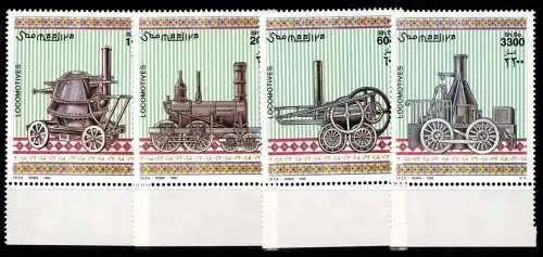 Somalia 717-720 postfrisch Lokomotiven #OD884