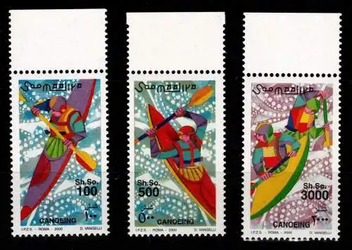 Somalia 847-849 postfrisch Wildwasser #OD888