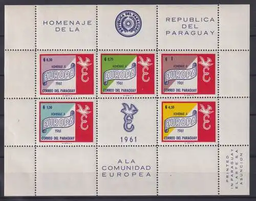 Paraguay Block 14 postfrisch #OD970
