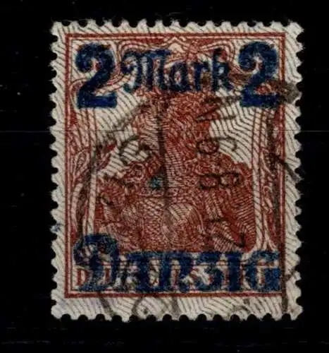 Danzig 28 II gestempelt u.a. geprüft Kniep BPP #OJ631