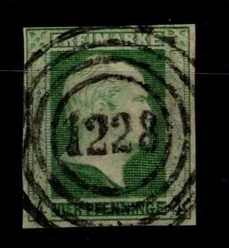 Preußen 5 b gestempelt tiefst geprüft Kastaun BPP N4 "1228", Remscheid #OJ672