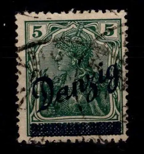 Danzig 21 I gestempelt geprüft Gruber BPP #OJ638