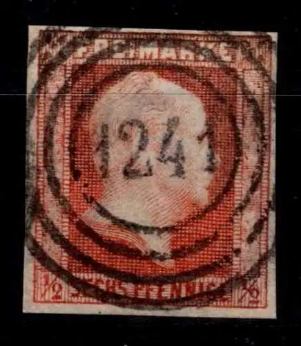 Preußen 1 gestempelt N4 1241 "Rheydt", ohne Mängel #OJ650