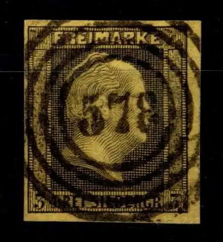 Preußen 4 b gestempelt N4 578 "Hamburg", etwas ausgeblichen #OJ669