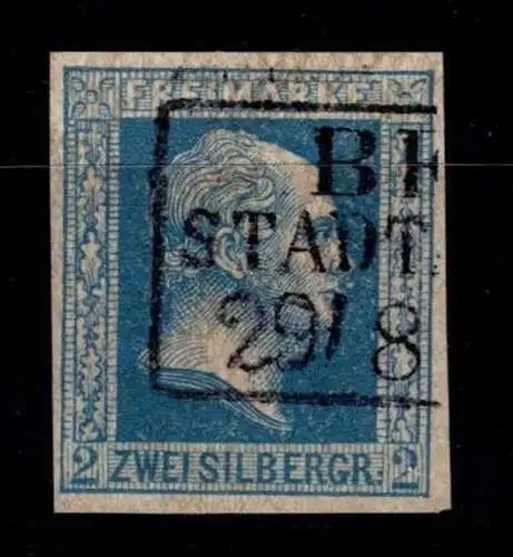 Preußen 7 a gestempelt tiefst geprüft Flemming BPP #OJ682